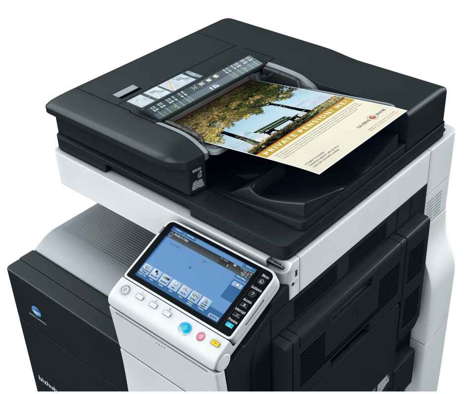 Konica Minolta bizhub C258 Farbkopierer, Netzwerkdrucker, Scanner, Fax